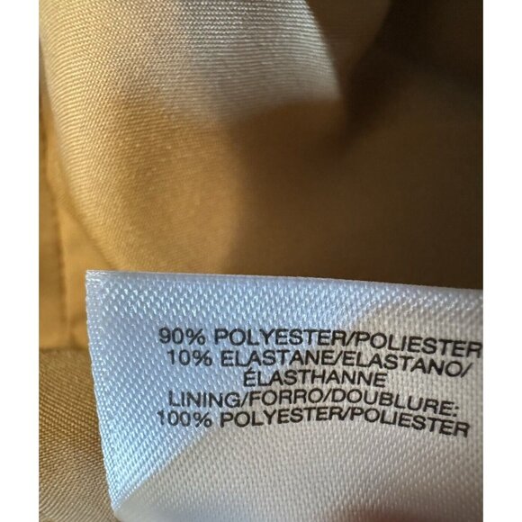 Kasper Sheath Dress 16P 16 P Sleeveless Stretch Doe Golden Camel Brown NWT - Picture 9 of 15